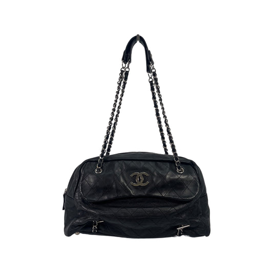 Chanel Lambskin Quilted Medium Chain Around Tote